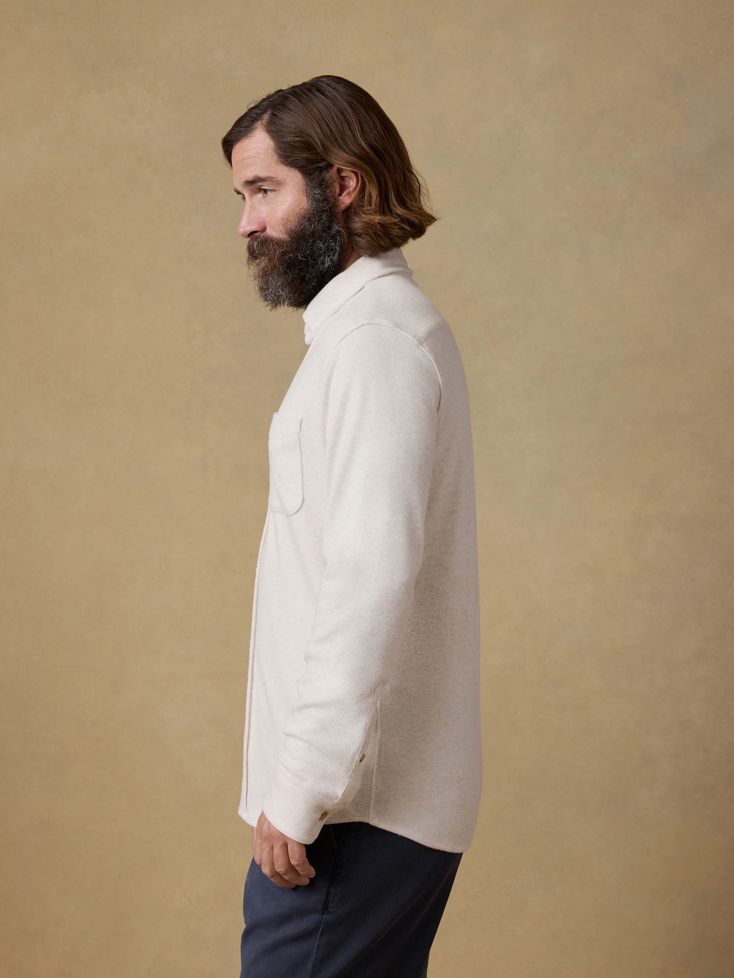 Legendâ„?Sweater Shirt (single Pocket) - Off White