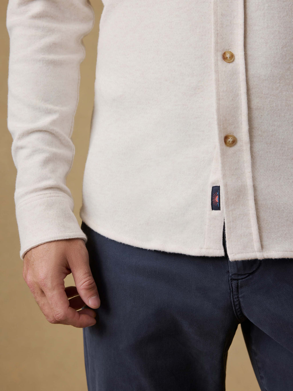 Legendâ„?Sweater Shirt (single Pocket) - Off White