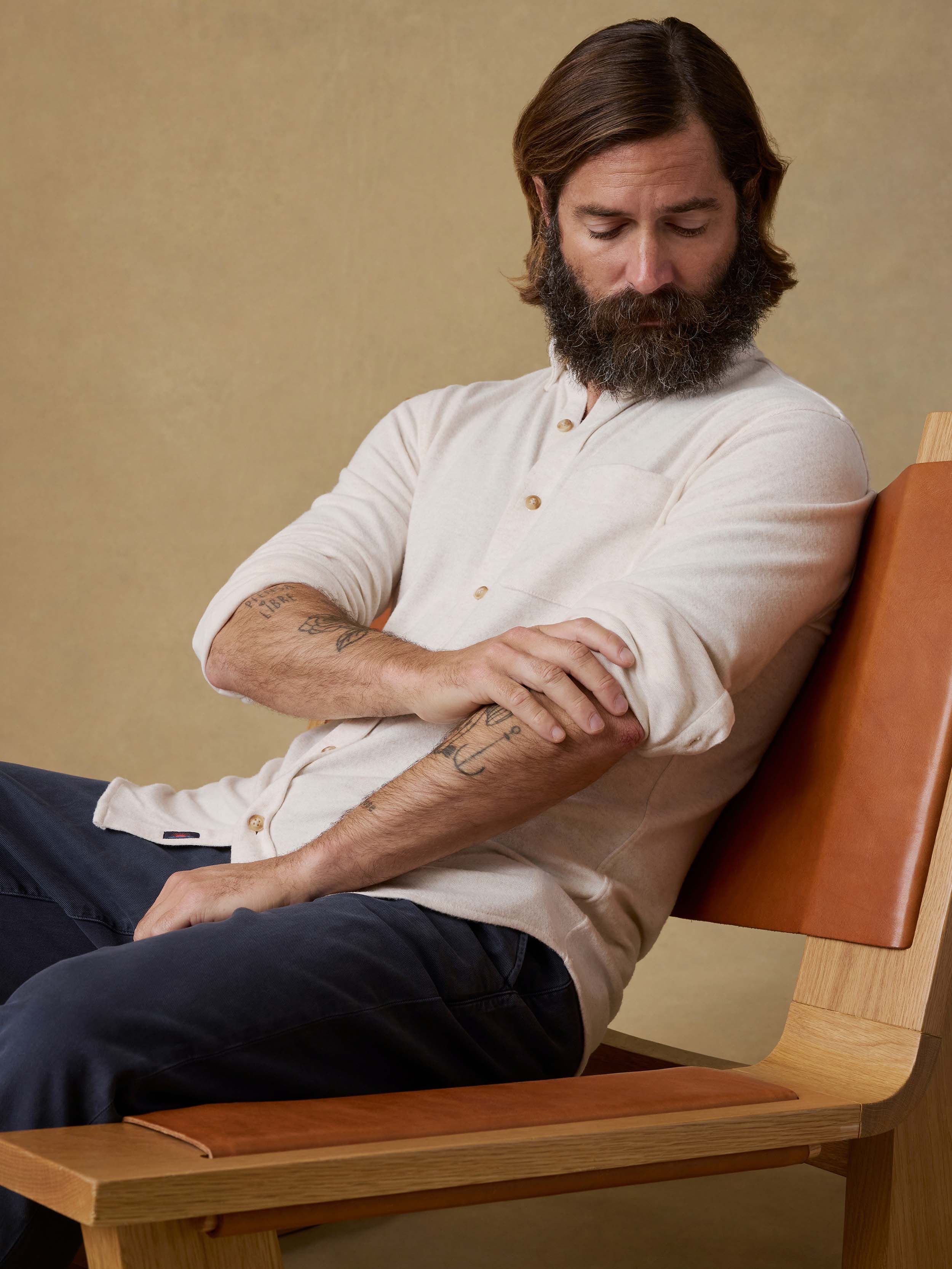 Legendâ„?Sweater Shirt (single Pocket) - Off White