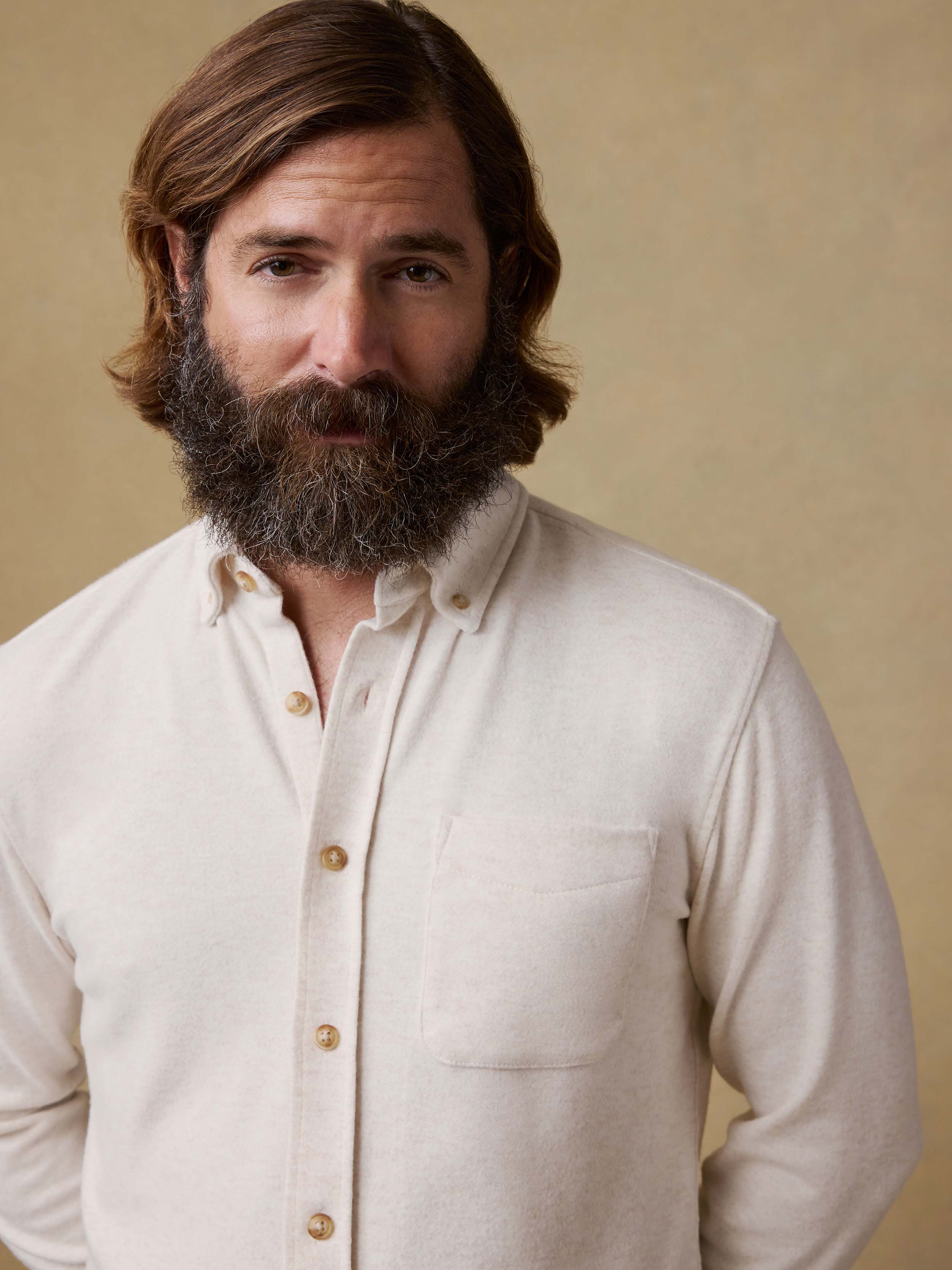Legendâ„?Sweater Shirt (single Pocket) - Off White