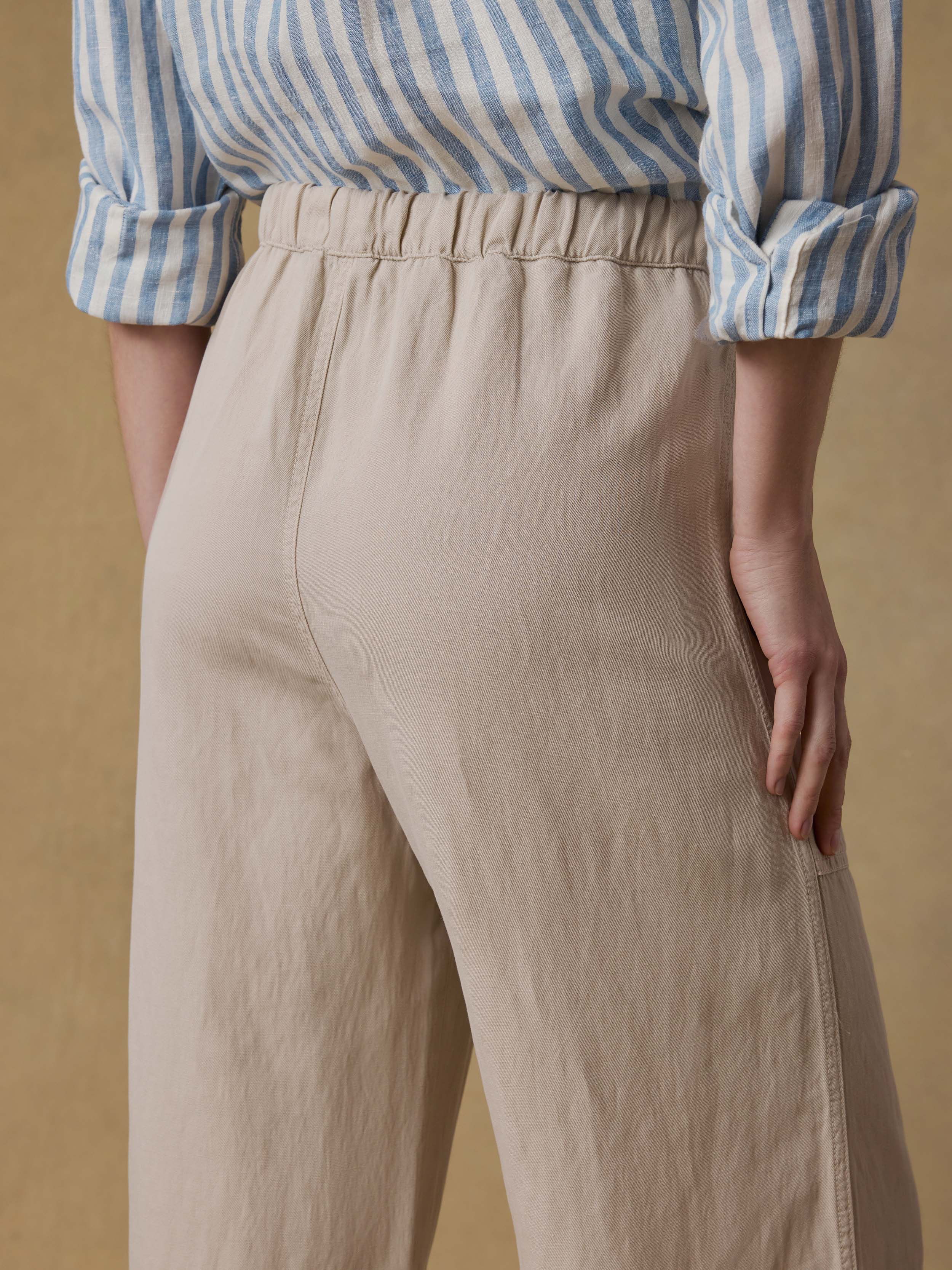 Topanga Drape Pant - Wheaten