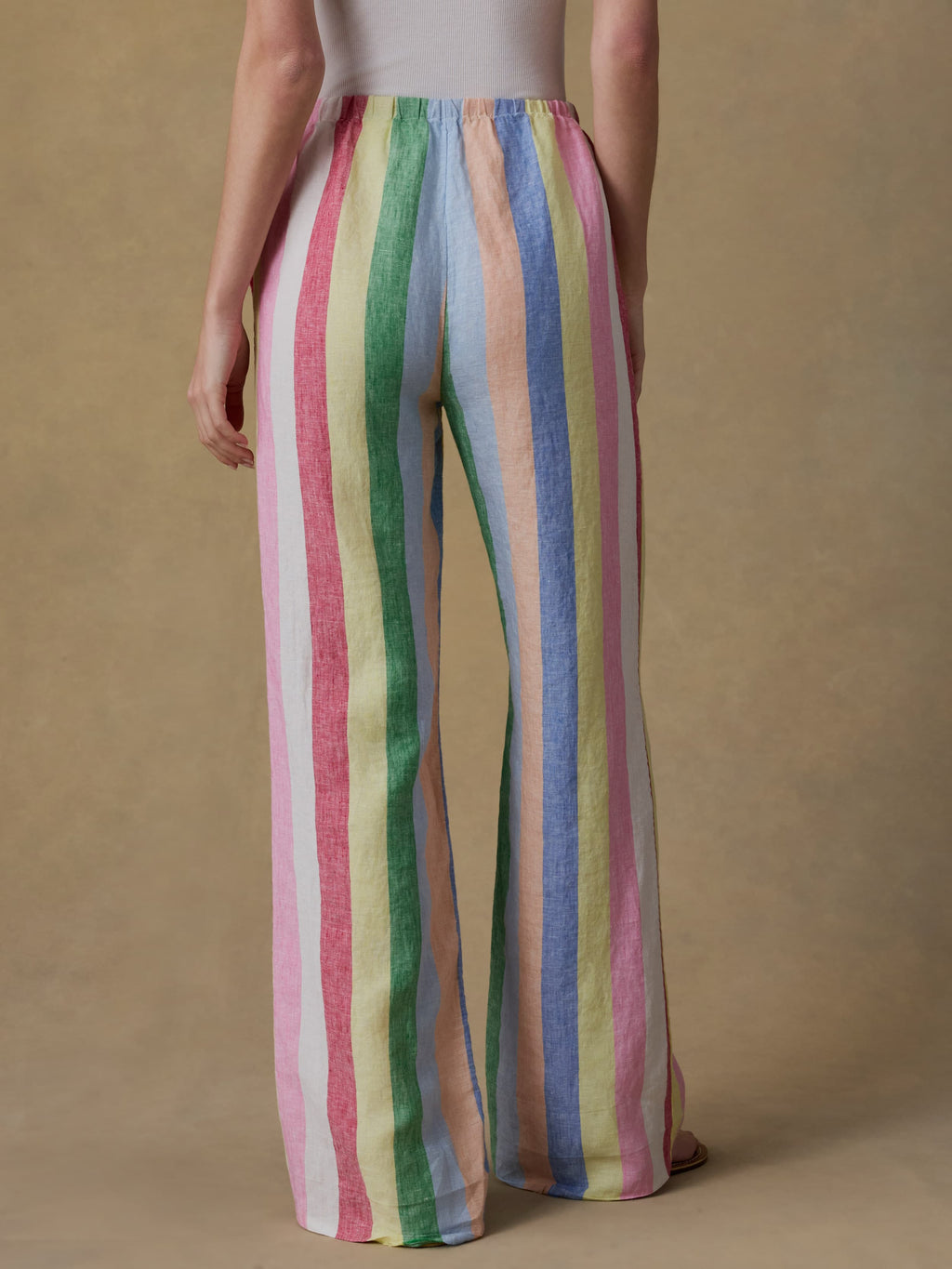 Laidback Linen Pant - Sunbeam Stripe