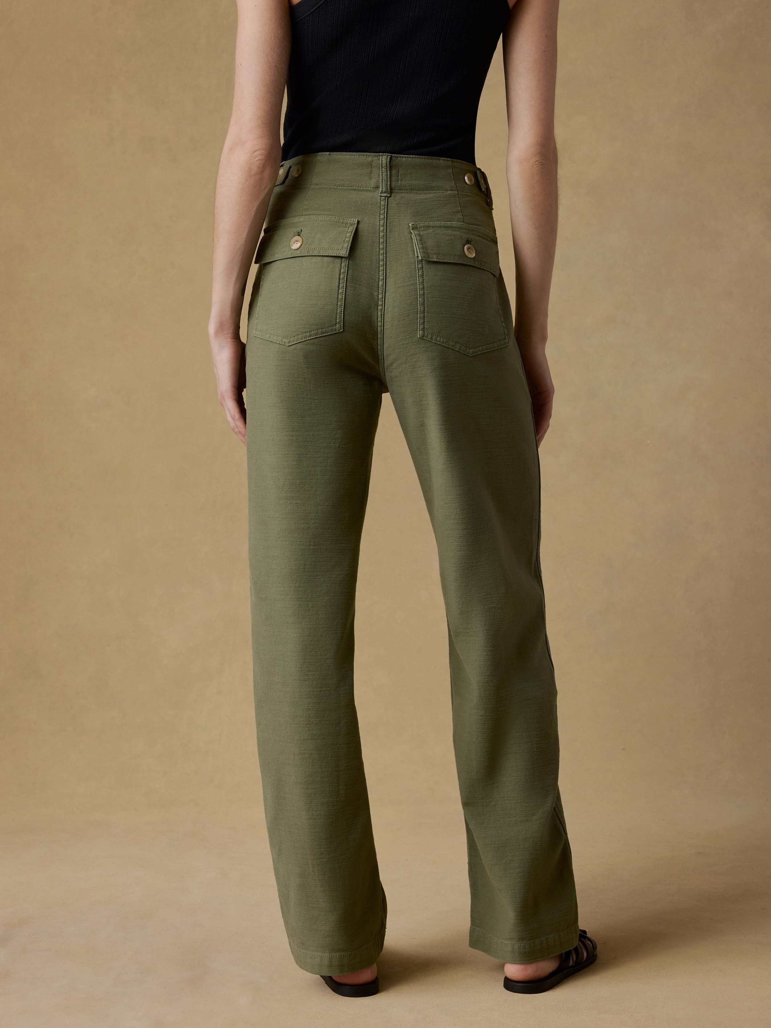 Soft Stretch Utility Pant - Moss