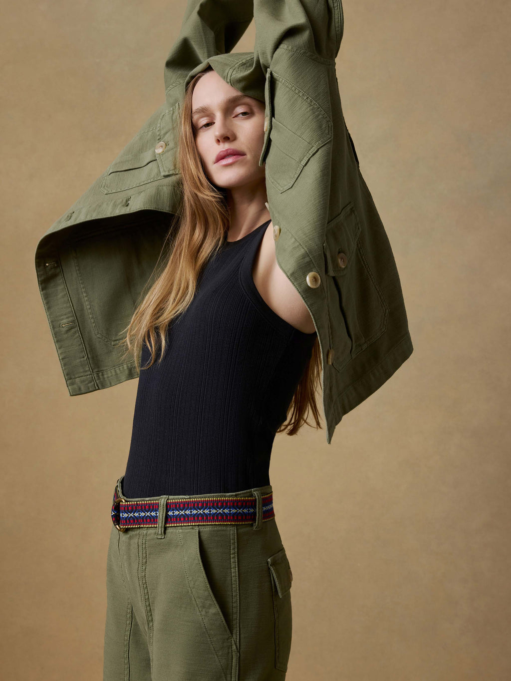 Soft Stretch Utility Pant - Moss