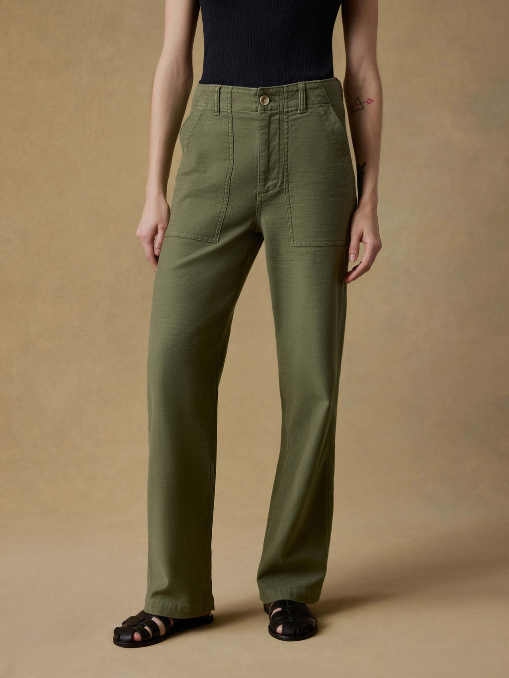 Soft Stretch Utility Pant - Moss