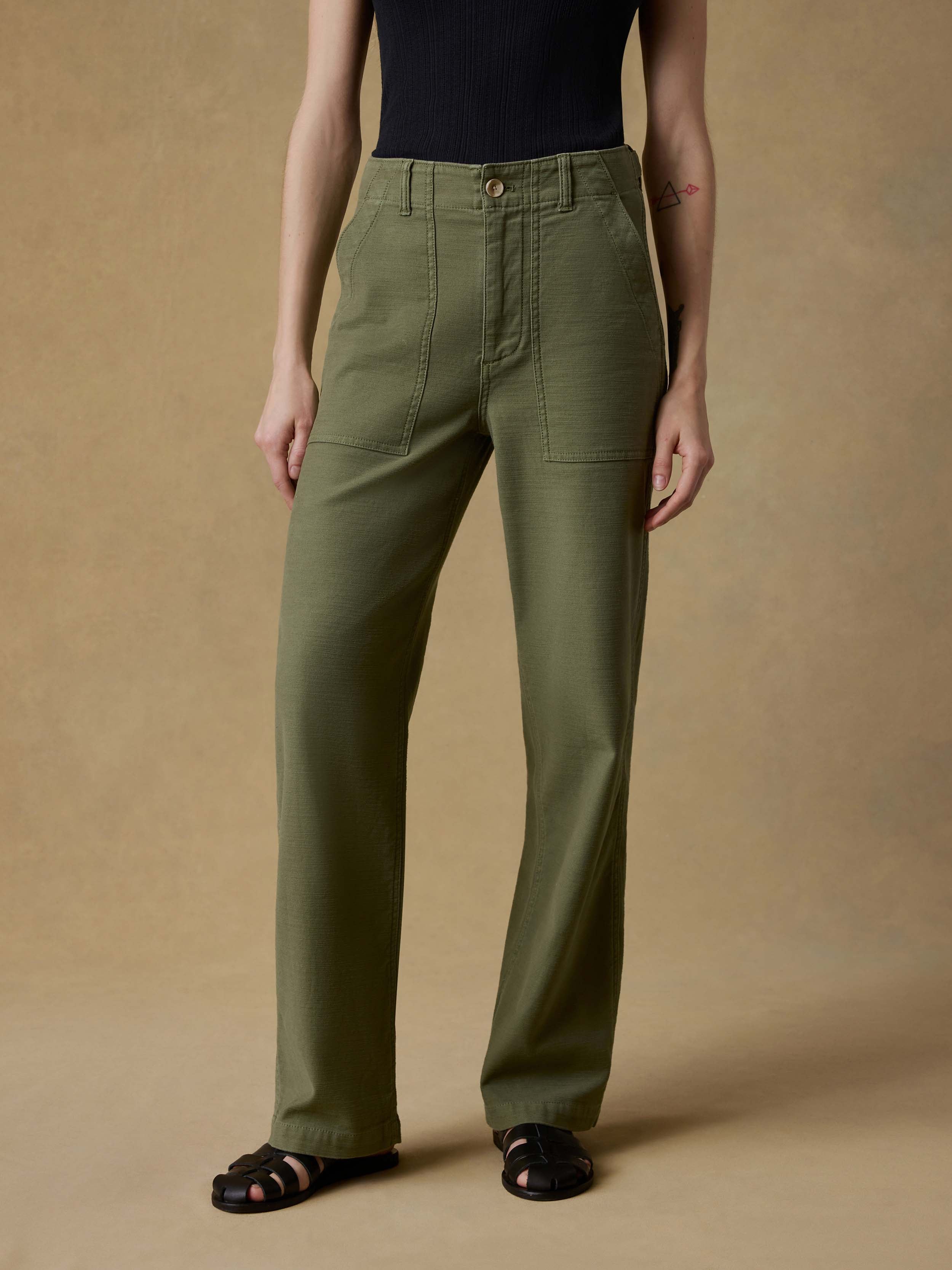 Soft Stretch Utility Pant - Moss