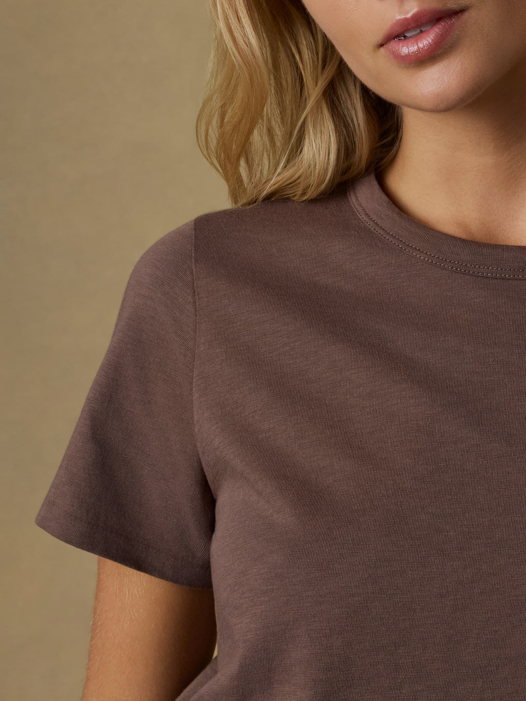 Sunwashed Regenerative Tee - Alpine Brown