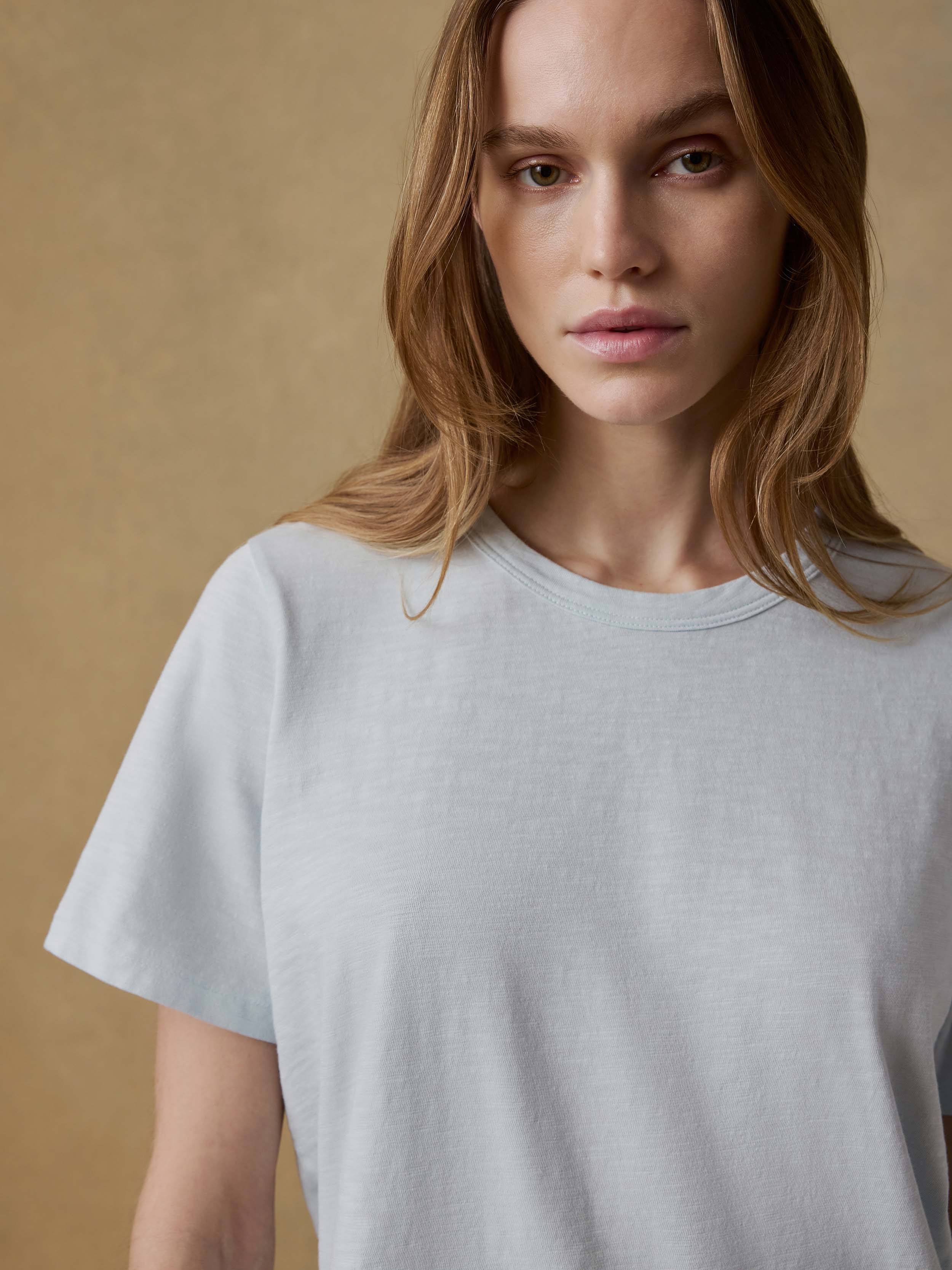 Sunwashed Regenerative Tee - Sky