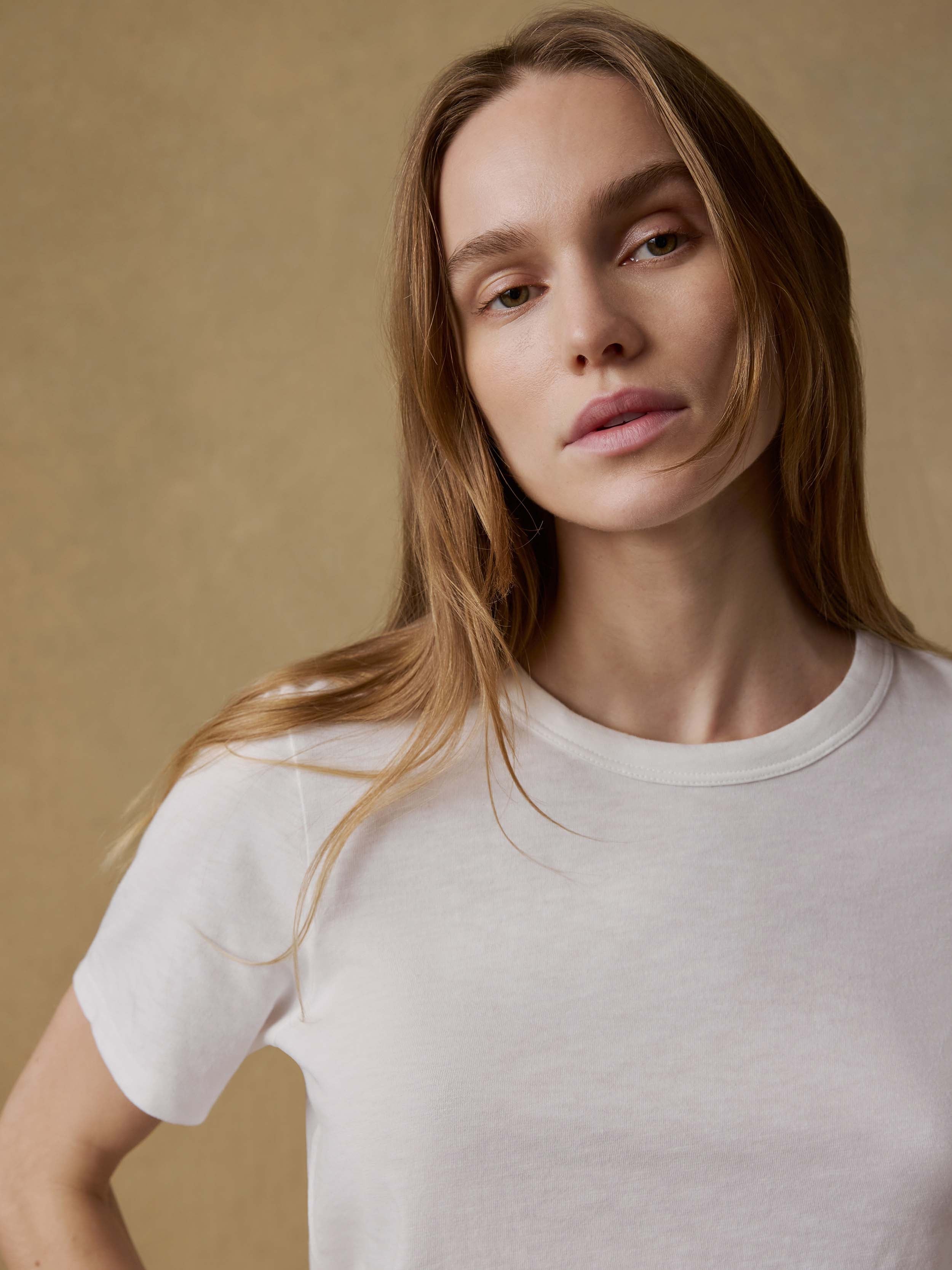 Sunwashed Regenerative Tee - White