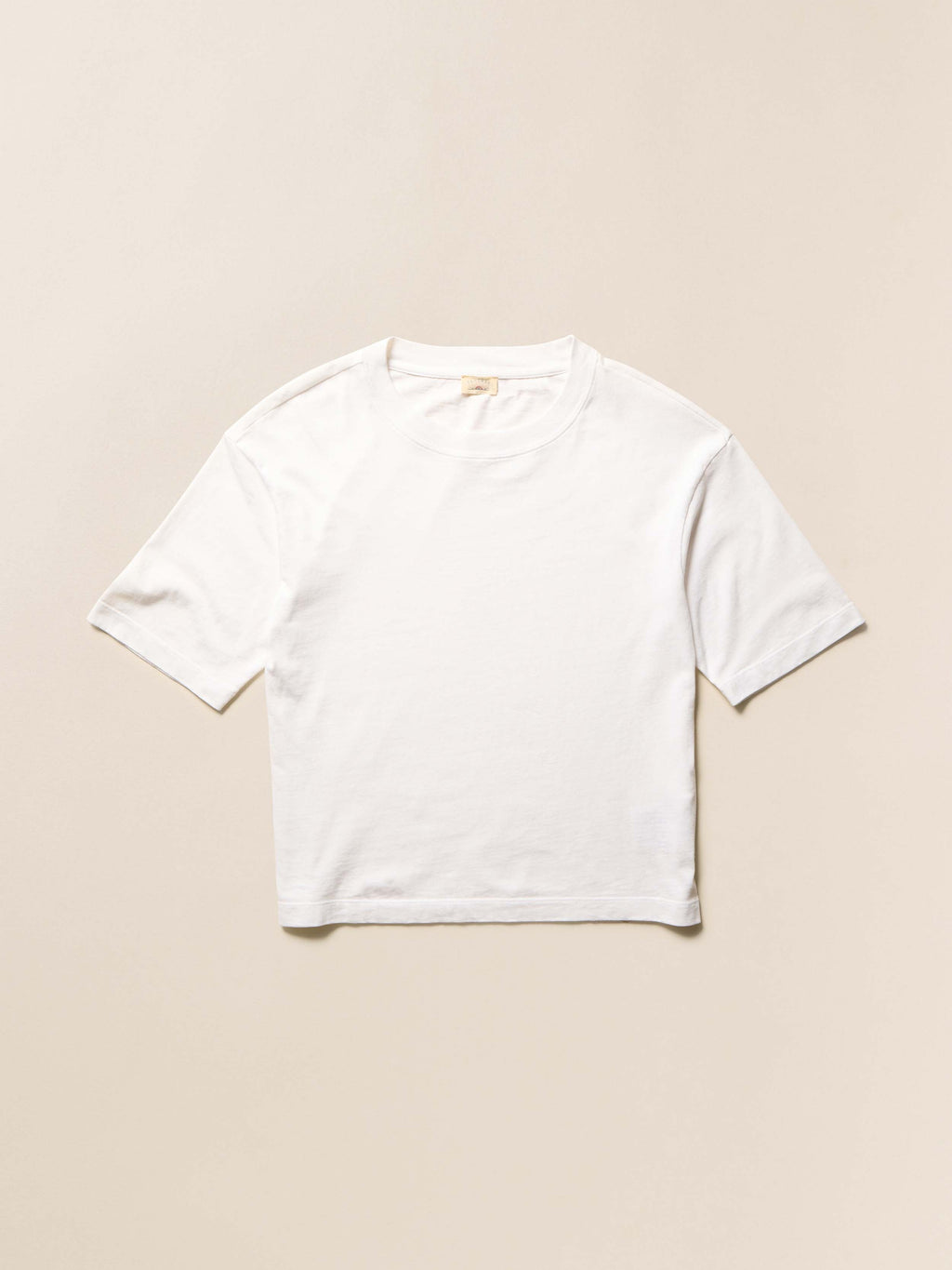 Recycled Cotton Vintage Tee - White