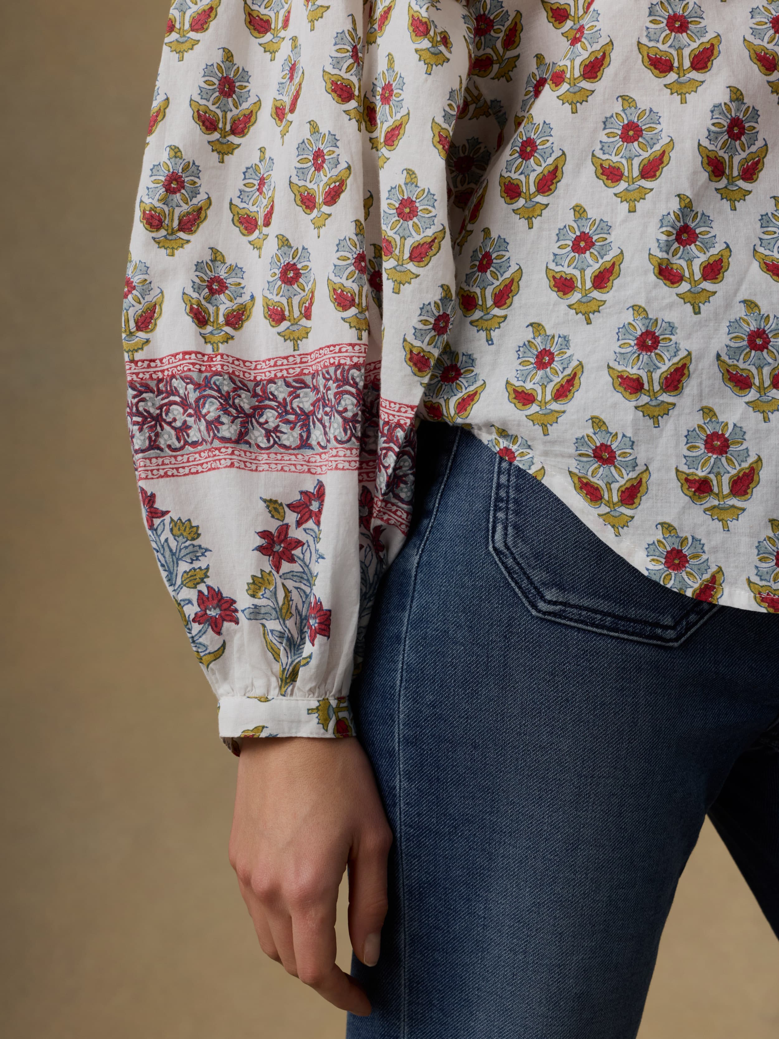 Suki Blouse - Antique Bouquet