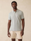 Short-Sleeve Movementâ„?Pique Polo - Moss Stone Melange