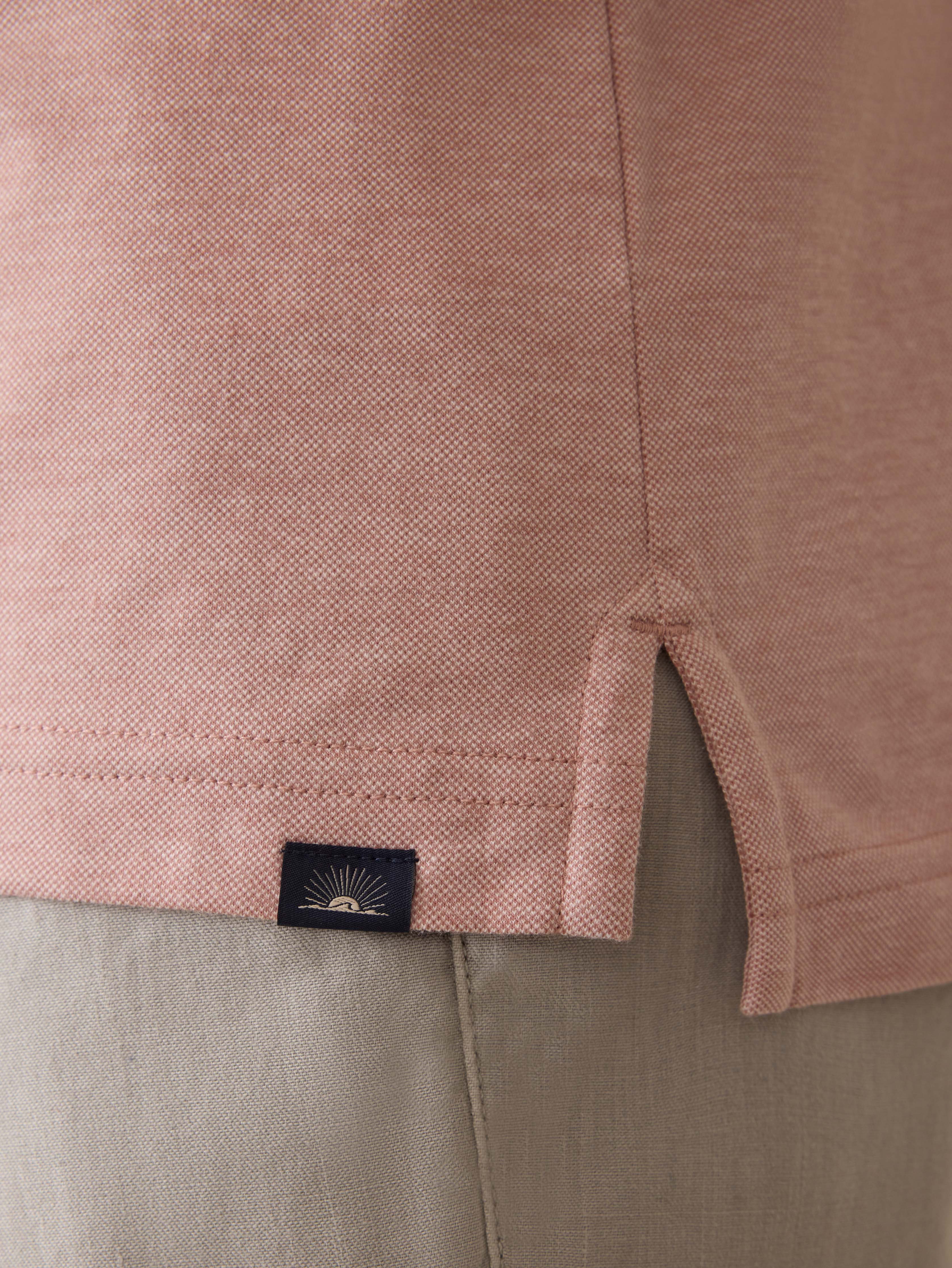 Short-Sleeve Movementâ„?Pique Polo - Sedona Melange