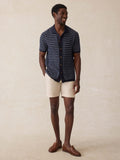 Short-Sleeve Sweater Shirt (Tall) - Northern Depths Stripe