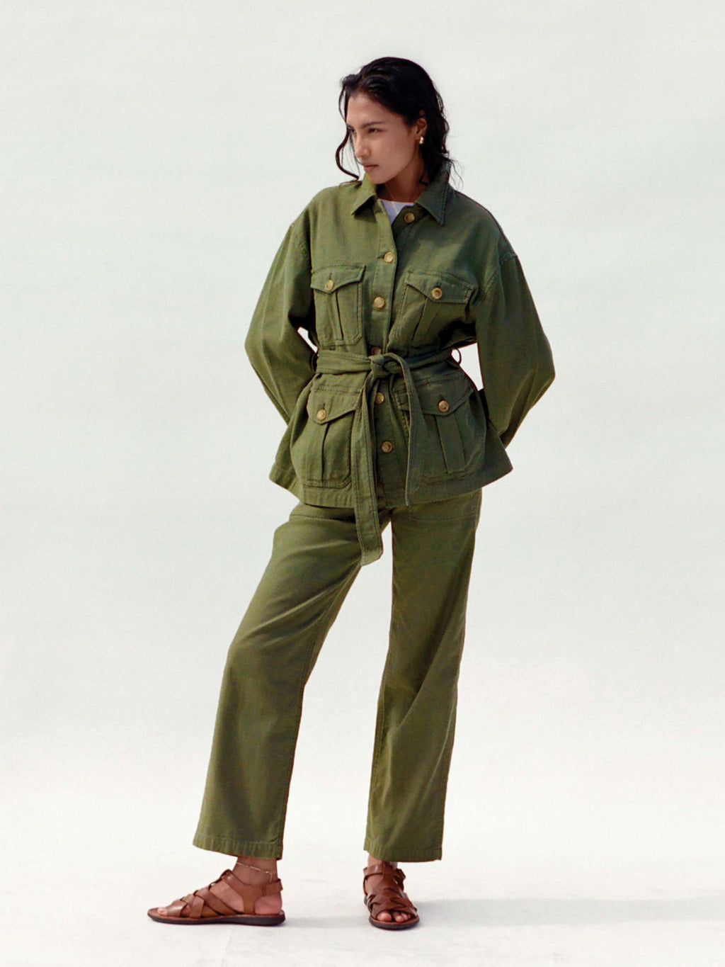Soft Stretch Utility Pant - Moss