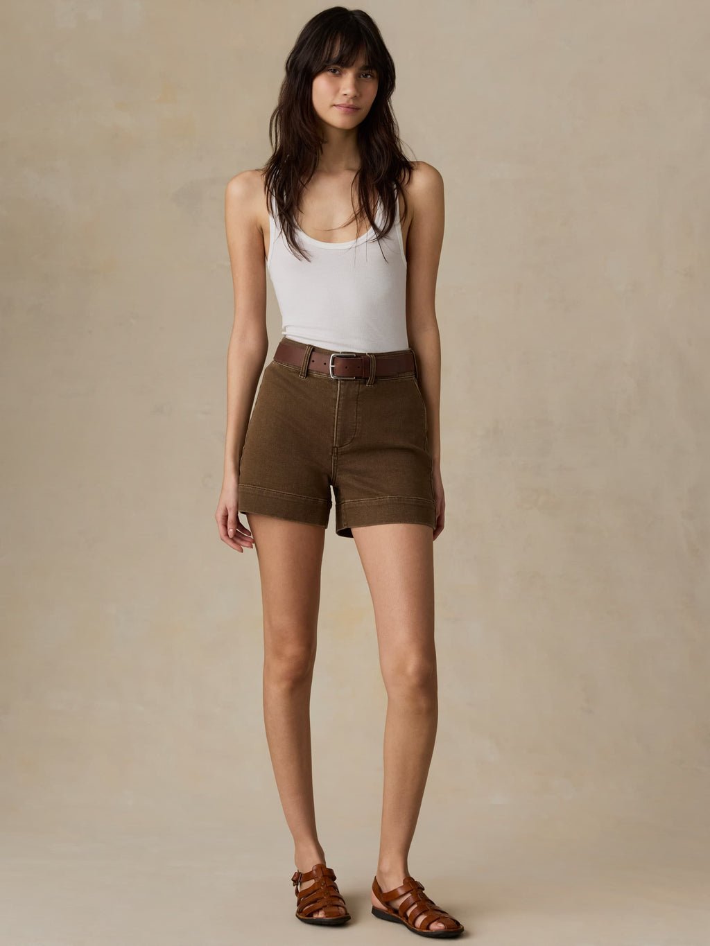 Stretch Terry Sailor Short - Walnut