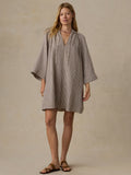 Dune Cotton Gauze Mina Dress - Mocha Mist