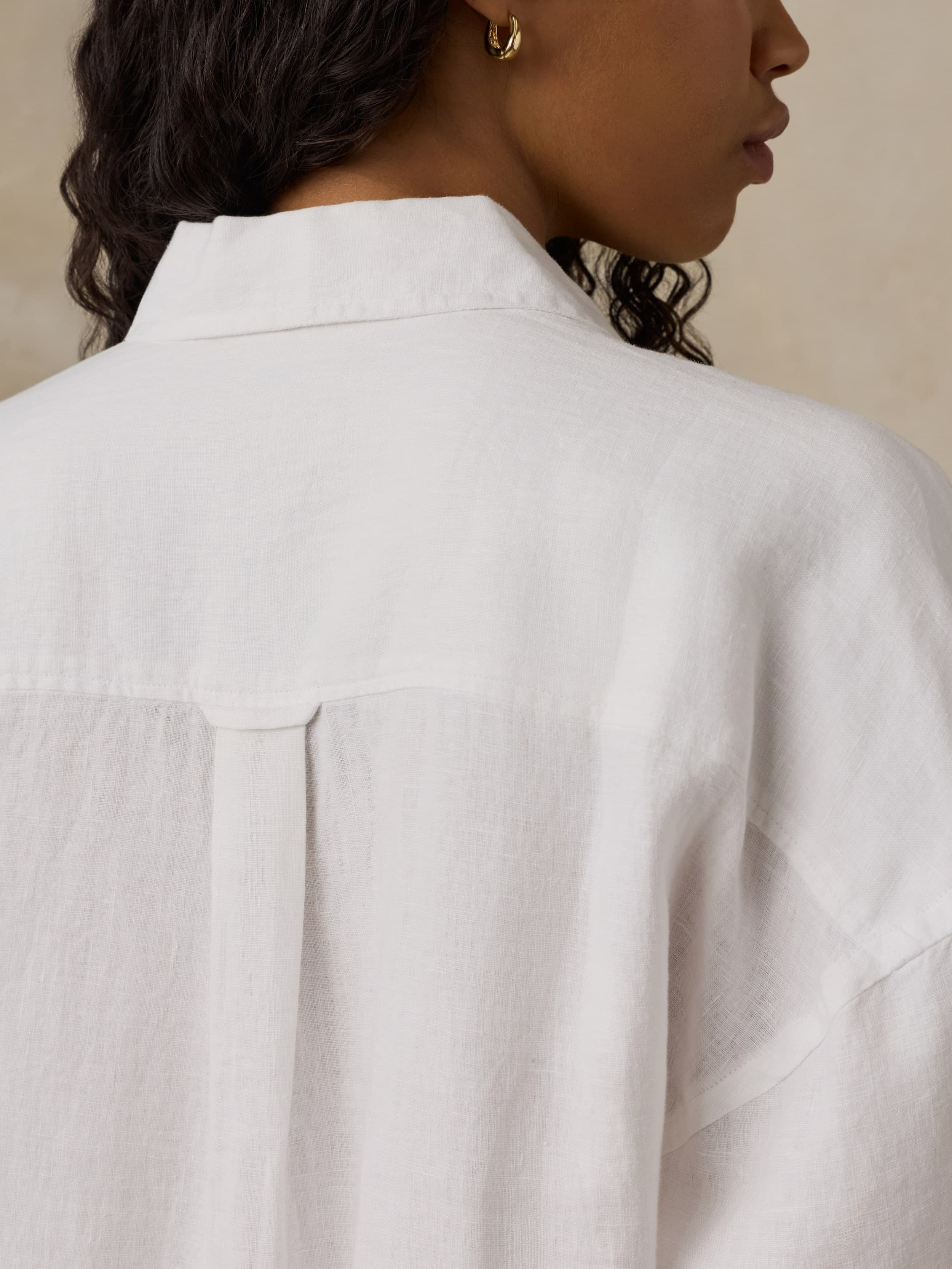 Laguna Linen Kova Shirtdress - White