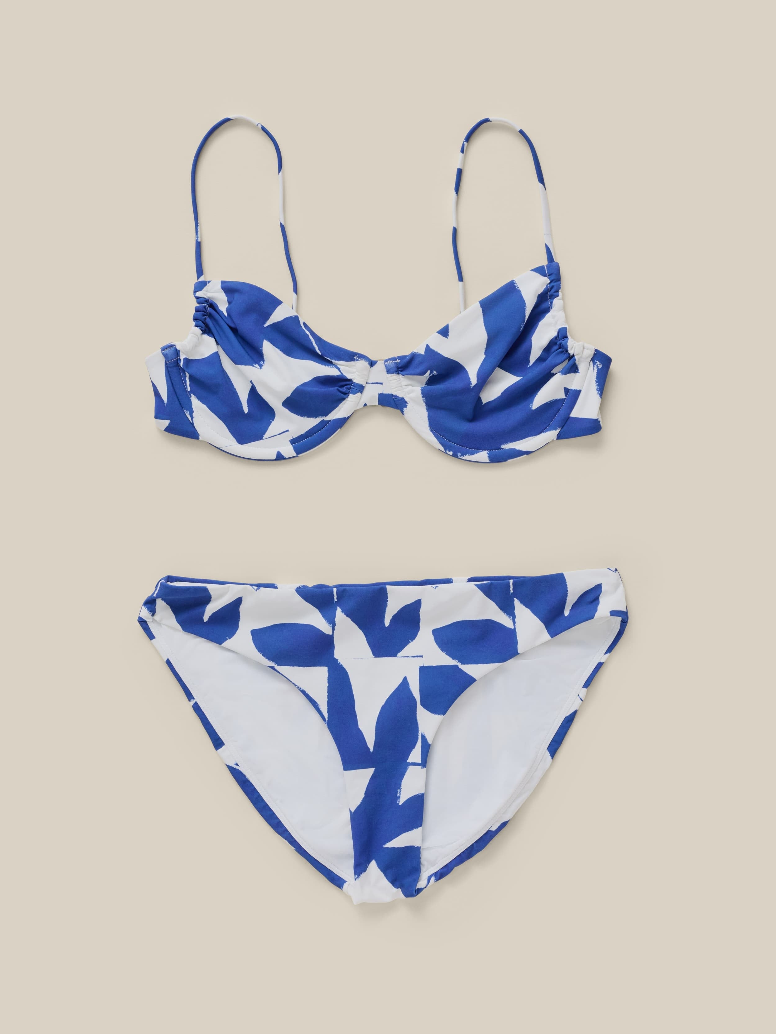 Seascape Bottom - Summer Leaves Blue