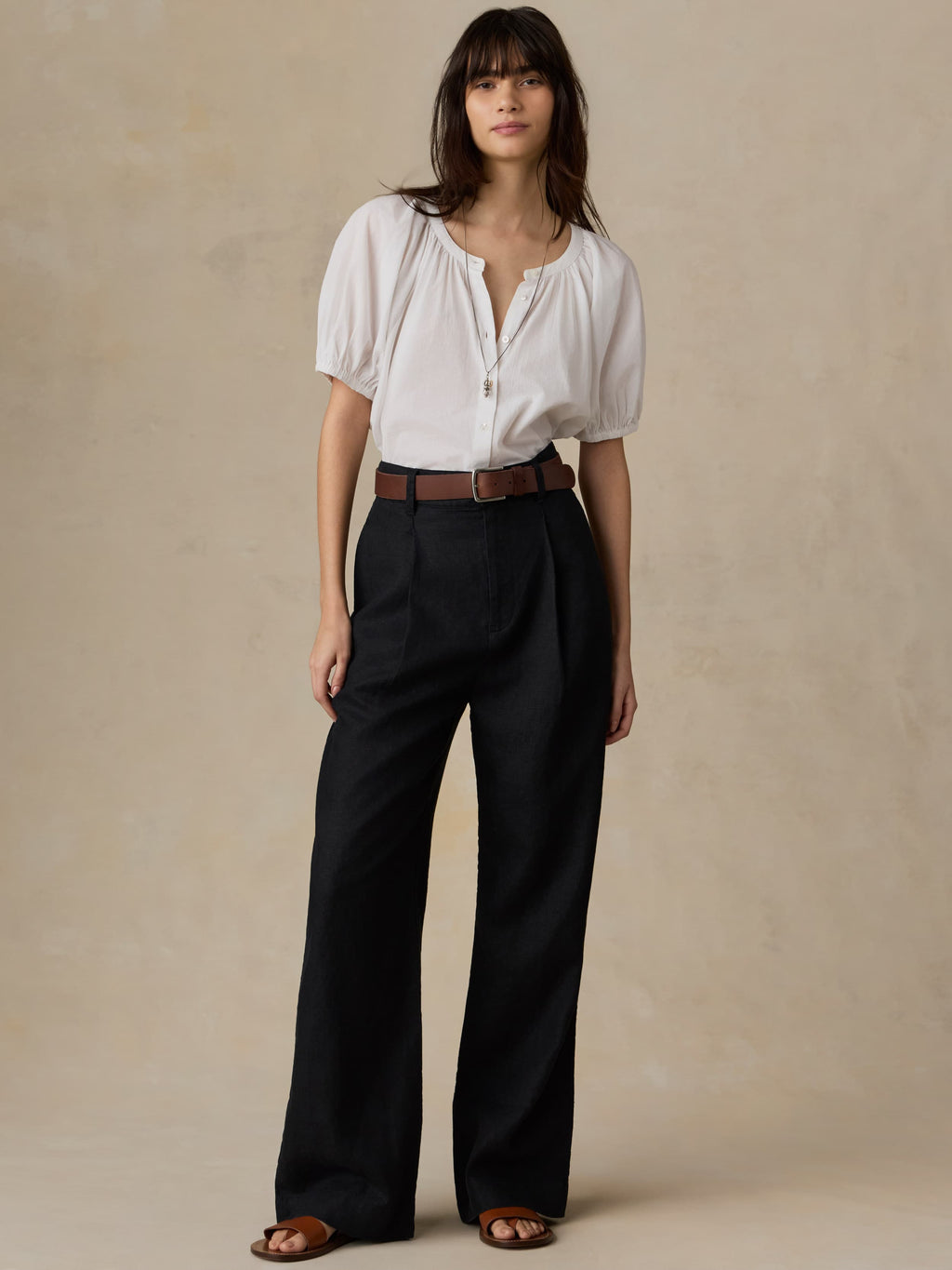 Voile Lettie Top - White