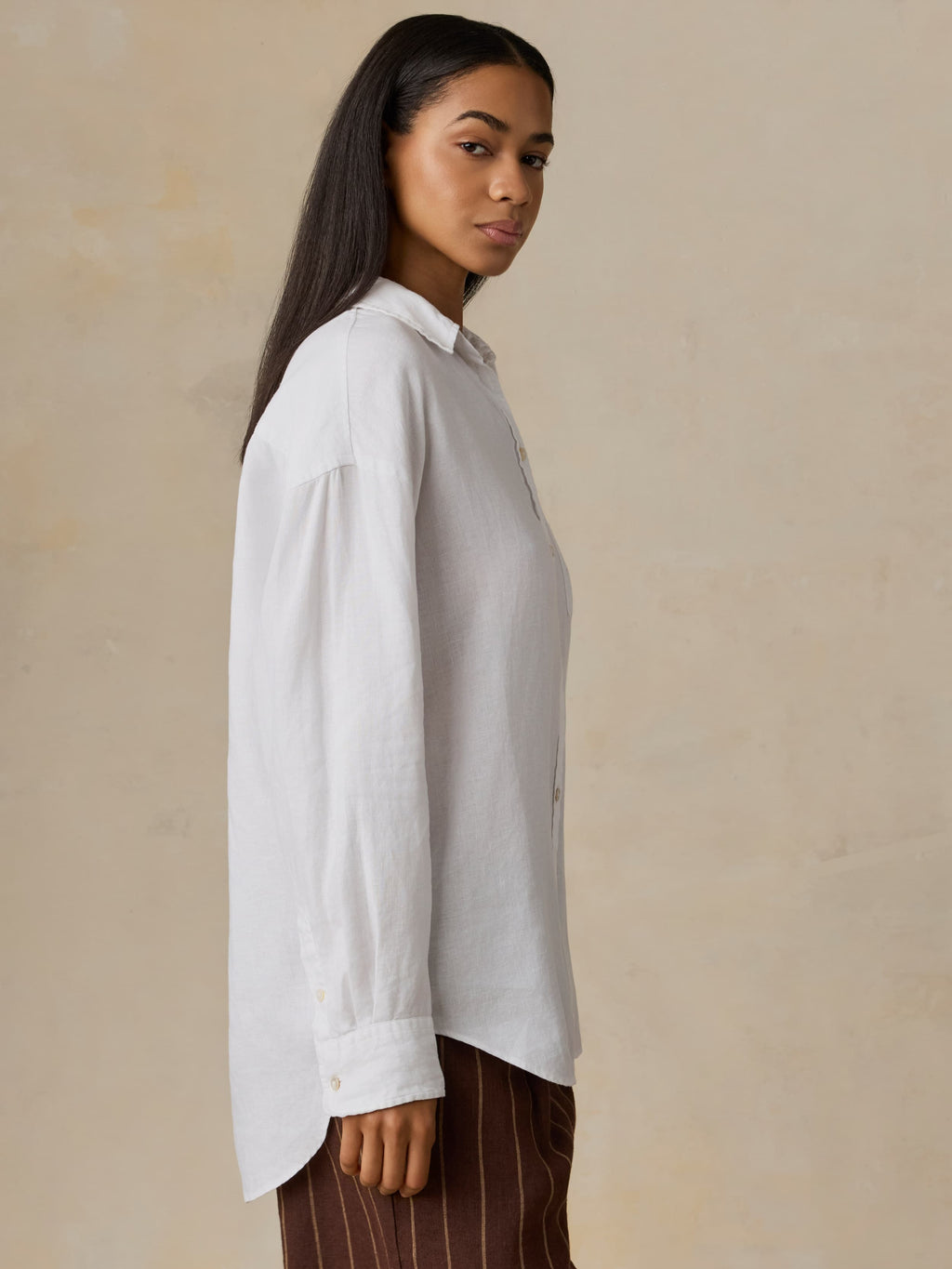 Laguna Linen Relaxed Shirt - White