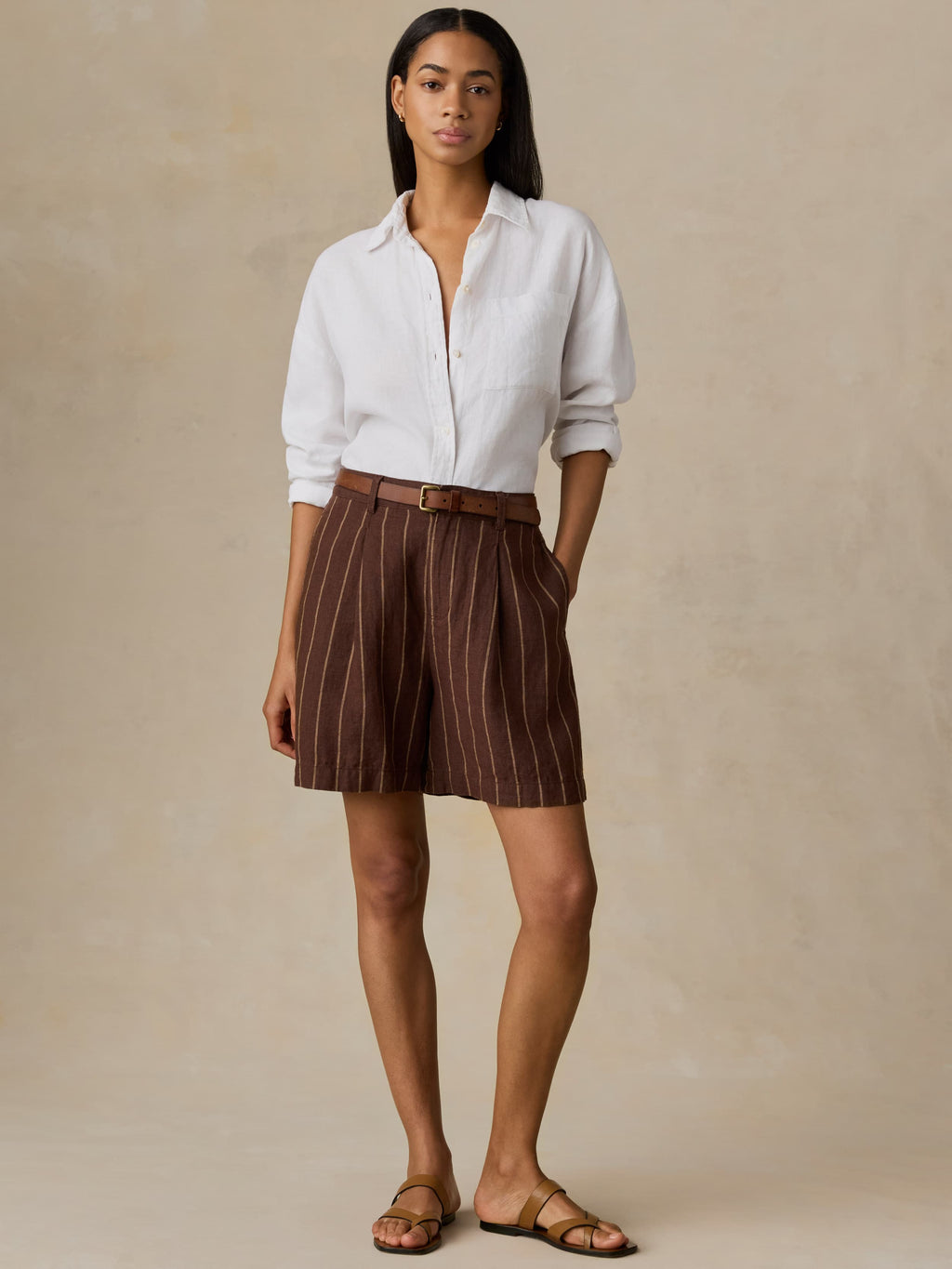 Laguna Linen Relaxed Shirt - White
