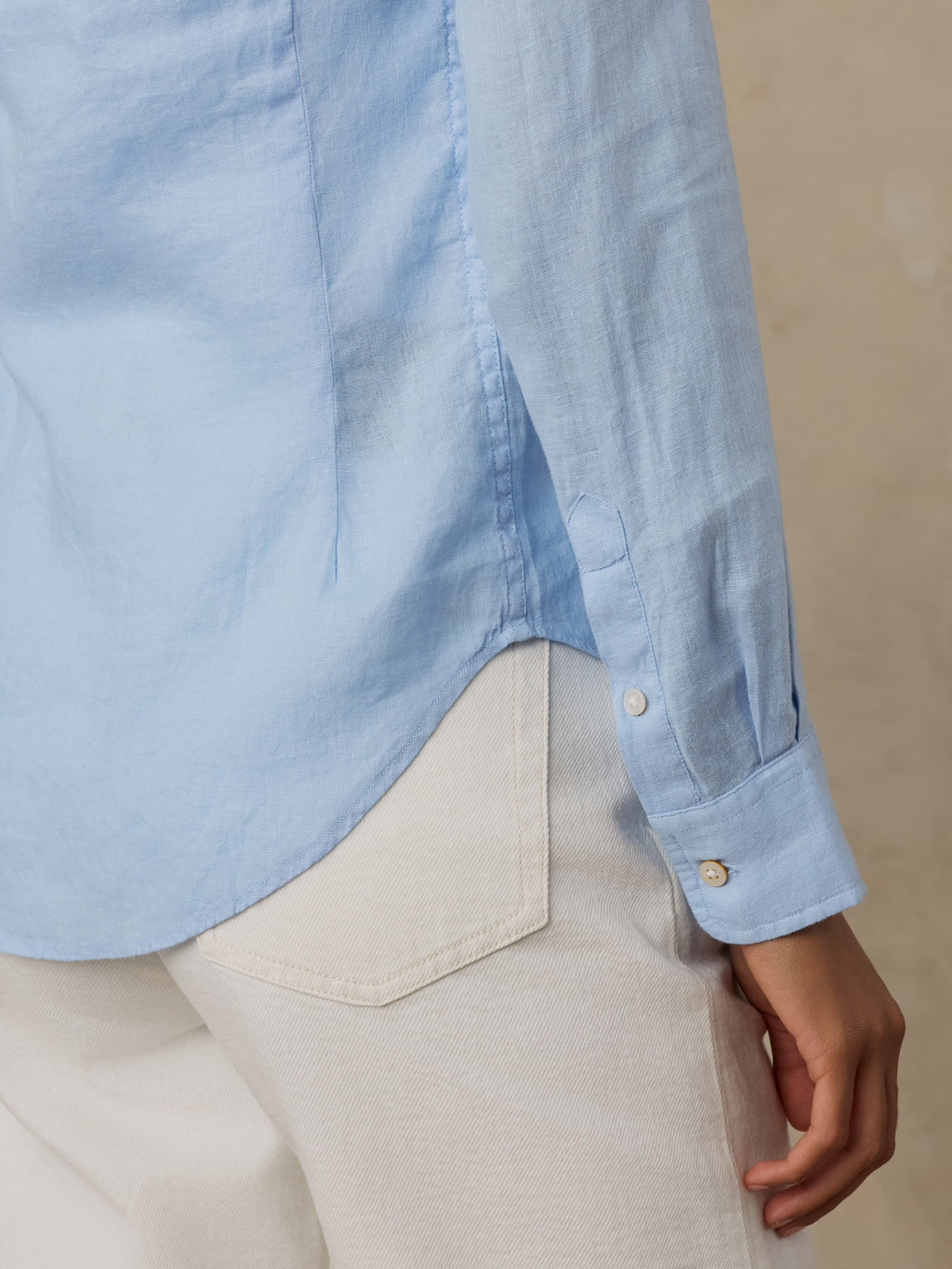 Laguna Linen Classic Shirt - Chambray Blue