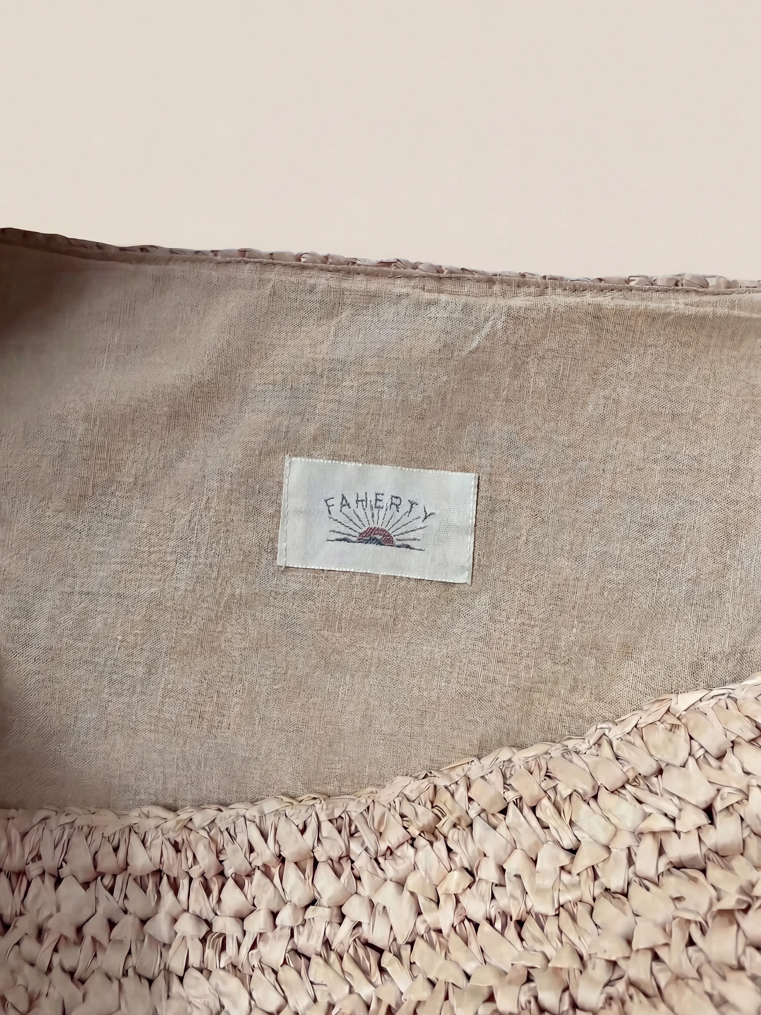 Straw Palm Beach Tote - Toasted Natural